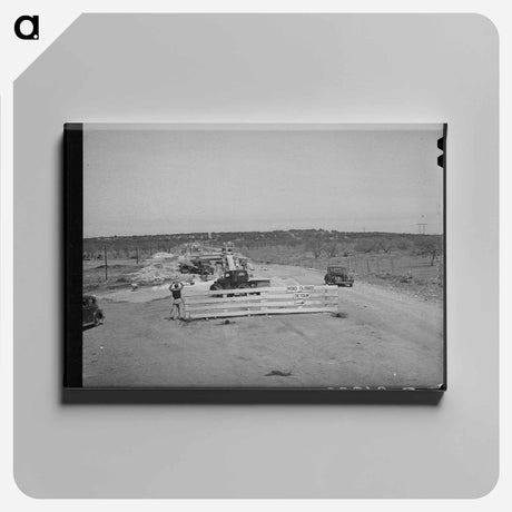 アートパネル-Road Construction, Menard County, Texas
 - ラッセル リー Canvas.