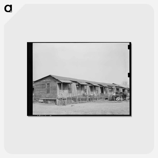 アートポストカード-Mexican Houses, San Antonio
 - ラッセル リー Postcard.