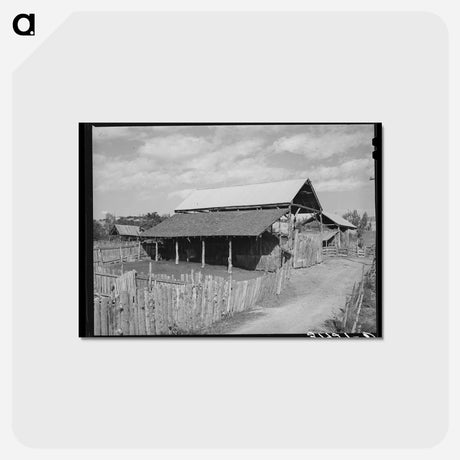 アートポストカード-Mormon Farm, Santa Clara, Utah
 - ラッセル リー Postcard.