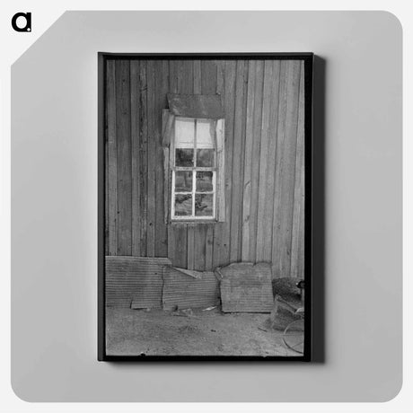 アートパネル-Sharecropper Cabin Porch, Southeast Missouri
 - ラッセル リー Canvas.