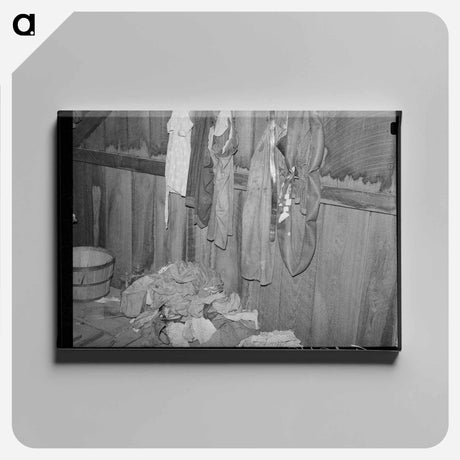 アートパネル-Attic Bedroom, Sharecropper's Shack
 - ラッセル リー Canvas.