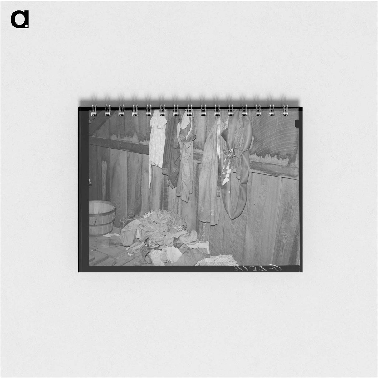 アートメモ帳-Attic Bedroom, Sharecropper's Shack
 - ラッセル リー Memo.