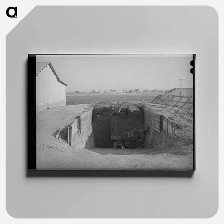 アートパネル-Silage Loading, Chandler Unit, Maricopa County, Arizona
 - ラッセル リー Canvas.