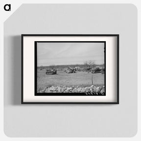 アートポスター-Road Workers' Equipment, Menard County, Texas
 - ラッセル リー Poster.