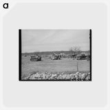 アートポストカード-Road Workers' Equipment, Menard County, Texas
 - ラッセル リー Postcard.