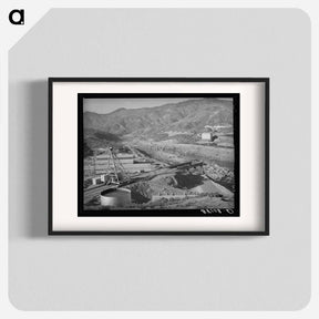 アートポスター-Shasta Dam Construction, Sacramento River, Shasta County, California
 - ラッセル リー Poster.