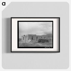 アートポスター-Spanish-American Farm Family, Taos County, New Mexico
 - ラッセル リー Poster.