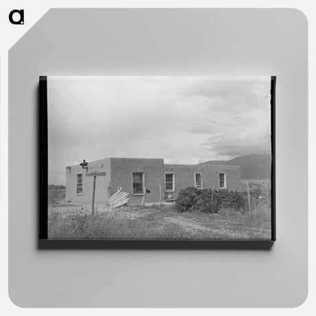 アートパネル-Spanish-American Farm Family, Taos County, New Mexico
 - ラッセル リー Canvas.