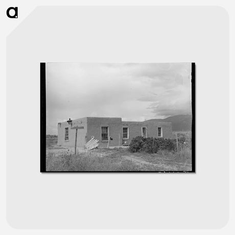 アートポストカード-Spanish-American Farm Family, Taos County, New Mexico
 - ラッセル リー Postcard.