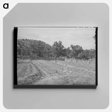 アートパネル-Pie Town Gardener
 - ラッセル リー Canvas.