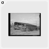 アートポストカード-Shed on Farm of Mr. White
 - ラッセル リー Postcard.