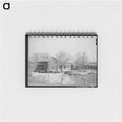 アートメモ帳-Yard of Farmer, McIntosh County, Oklahoma
 - ラッセル リー Memo.