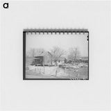 アートメモ帳-Yard of Farmer, McIntosh County, Oklahoma
 - ラッセル リー Memo.