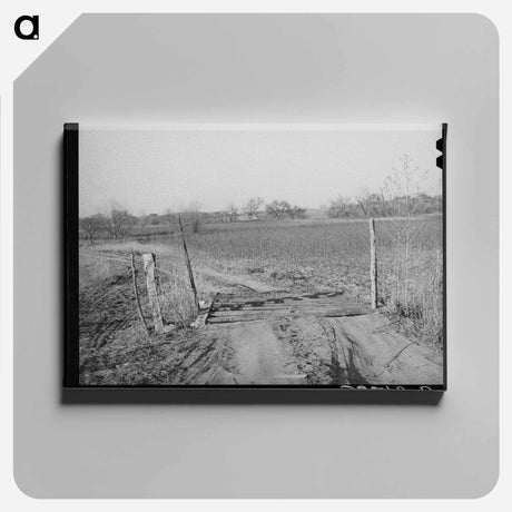 アートパネル-Cattle Guard, Creek County, Oklahoma
 - ラッセル リー Canvas.