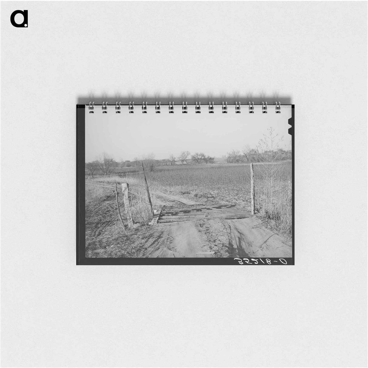 アートメモ帳-Cattle Guard, Creek County, Oklahoma
 - ラッセル リー Memo.