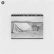 アートメモ帳-Faro Caudill Driving Tent Posts, Pie Town, New Mexico
 - ラッセル リー Memo.