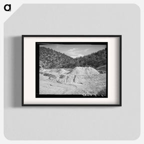 アートポスター-Tailings at Abandoned Copper Mine, Leopold, New Mexico
 - ラッセル リー Poster.