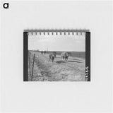 アートメモ帳-Cattle Drive During Farm Relocation
 - ラッセル リー Memo.