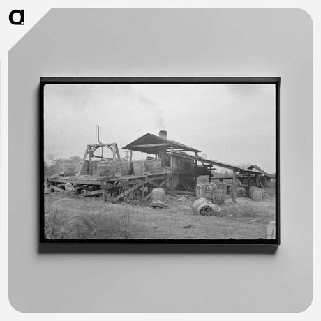 アートパネル-Turpentine Still, State Line, Mississippi
 - ラッセル リー Canvas.