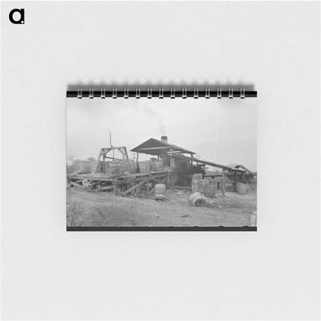 アートメモ帳-Turpentine Still, State Line, Mississippi
 - ラッセル リー Memo.
