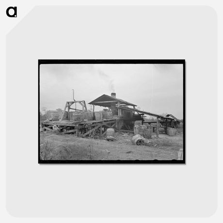 アートポストカード-Turpentine Still, State Line, Mississippi
 - ラッセル リー Postcard.