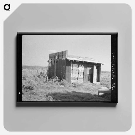 アートパネル-Tarpaper Shed, Gemmel, Minnesota
 - ラッセル リー Canvas.