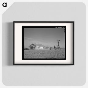 アートポスター-Farmstead, Dawson County, Texas
 - ラッセル リー Poster.