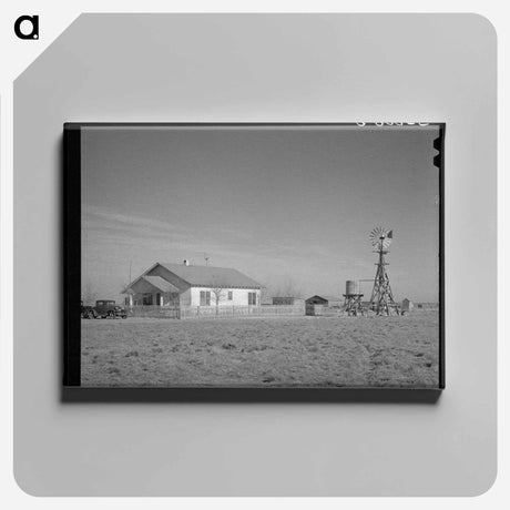 アートパネル-Farmstead, Dawson County, Texas
 - ラッセル リー Canvas.
