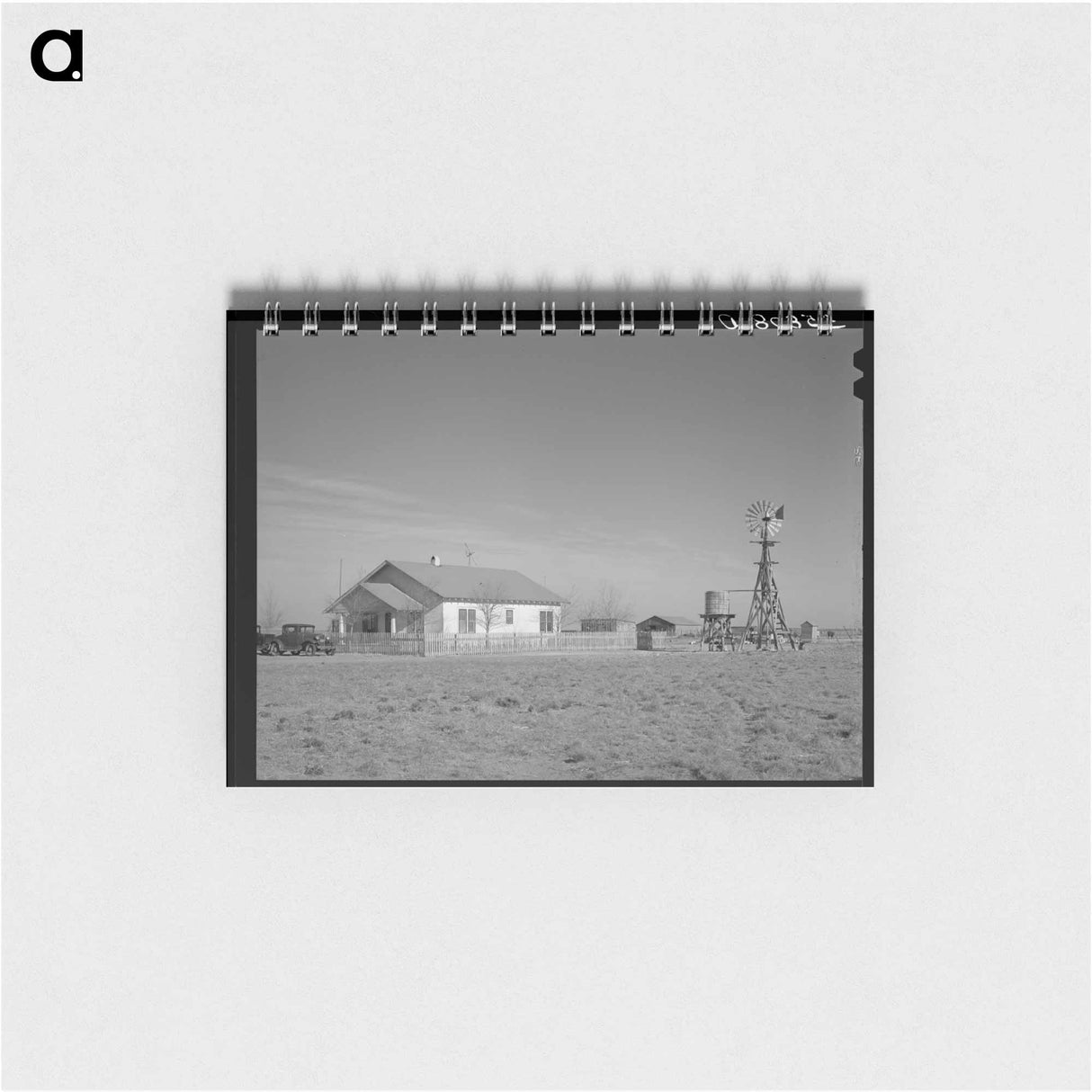 アートメモ帳-Farmstead, Dawson County, Texas
 - ラッセル リー Memo.
