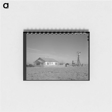 アートメモ帳-Farmstead, Dawson County, Texas
 - ラッセル リー Memo.
