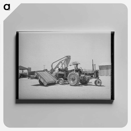 アートパネル-Combination Hay Loader and Chopper
 - ラッセル リー Canvas.