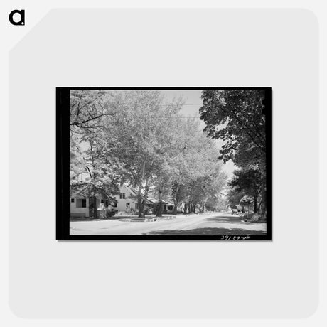 アートポストカード-Residential Street, Caldwell, Idaho
 - ラッセル リー Postcard.