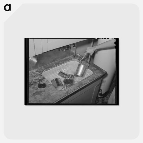 アートポストカード-FSA Canning Demonstration
 - ラッセル リー Postcard.