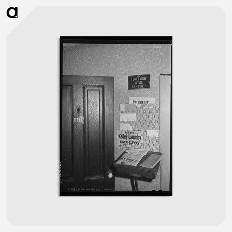 アートポストカード-Desk, Mail, etc. at the Portland Hotel
 - ラッセル リー Postcard.
