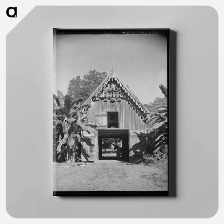 アートパネル-Pigeon Cote on Plantation Barn Near New Orleans
 - ラッセル リー Canvas.
