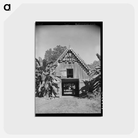 アートポストカード-Pigeon Cote on Plantation Barn Near New Orleans
 - ラッセル リー Postcard.