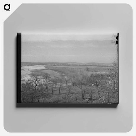 アートパネル-The Canadian River, McIntosh County, Oklahoma
 - ラッセル リー Canvas.