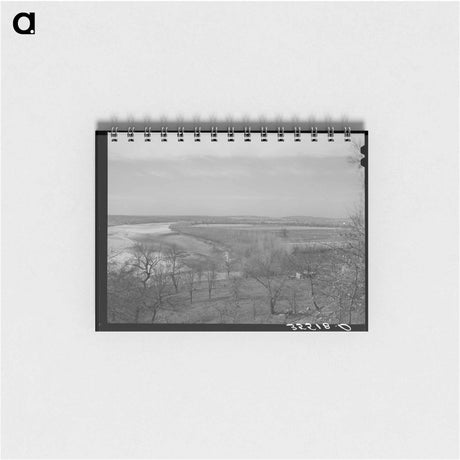 アートメモ帳-The Canadian River, McIntosh County, Oklahoma
 - ラッセル リー Memo.