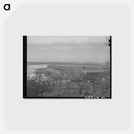 アートポストカード-The Canadian River, McIntosh County, Oklahoma
 - ラッセル リー Postcard.