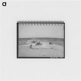 アートメモ帳-New Road Under Construction in Menard County, Texas
 - ラッセル リー Memo.