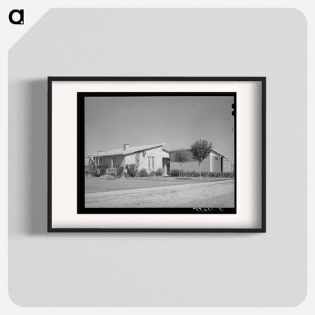 アートポスター-Residence of the Camp Manager, Agua Fria Migratory Labor Camp
 - ラッセル リー Poster.
