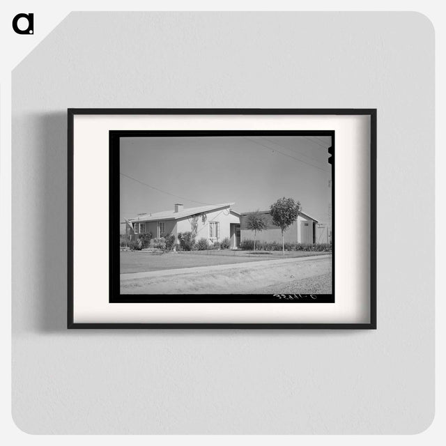 アートポスター-Residence of the Camp Manager, Agua Fria Migratory Labor Camp
 - ラッセル リー Poster.