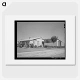 アートポスター-Residence of the Camp Manager, Agua Fria Migratory Labor Camp
 - ラッセル リー Poster.