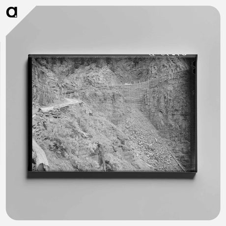 アートパネル-Precipitous Road to Smugglers Mine, Telluride, Colorado
 - ラッセル リー Canvas.