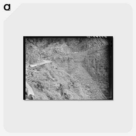 アートポストカード-Precipitous Road to Smugglers Mine, Telluride, Colorado
 - ラッセル リー Postcard.