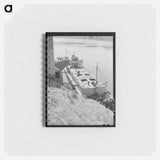 アートメモ帳-Barge Carrying Wheat, Walla Walla, Washington
 - ラッセル リー Memo.