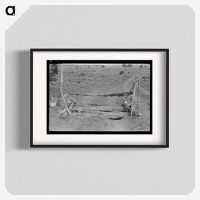 アートポスター-Cattle Guard, Pie Town, New Mexico
 - ラッセル リー Poster.