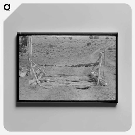 アートパネル-Cattle Guard, Pie Town, New Mexico
 - ラッセル リー Canvas.