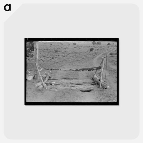 アートポストカード-Cattle Guard, Pie Town, New Mexico
 - ラッセル リー Postcard.