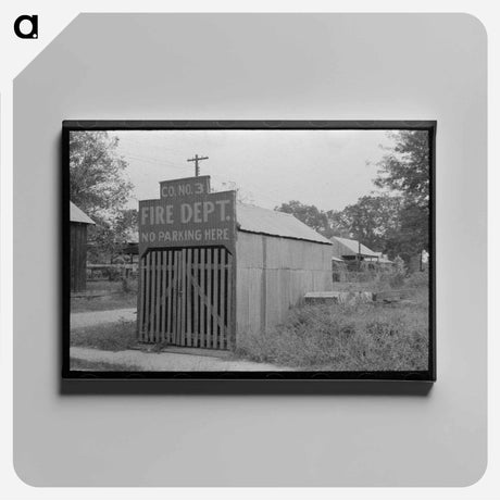 アートパネル-Fire Department, Saint Francisville, Louisiana
 - ラッセル リー Canvas.